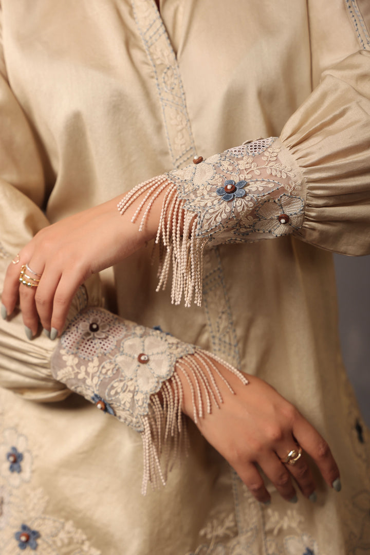 Gulshan Co-ord Set Ivory