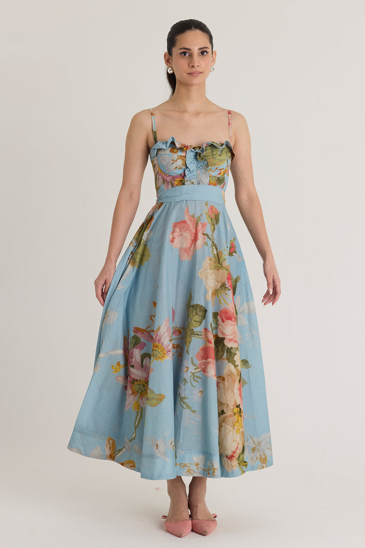 Taffy Cotton Frill Dress