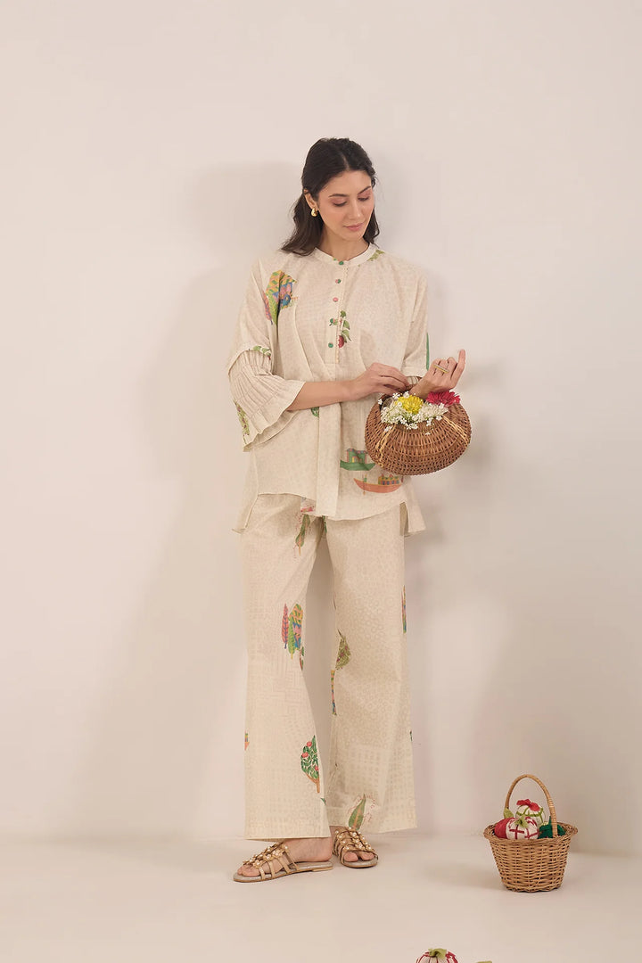 Gulposh: Cotton Namah Co-ord Set