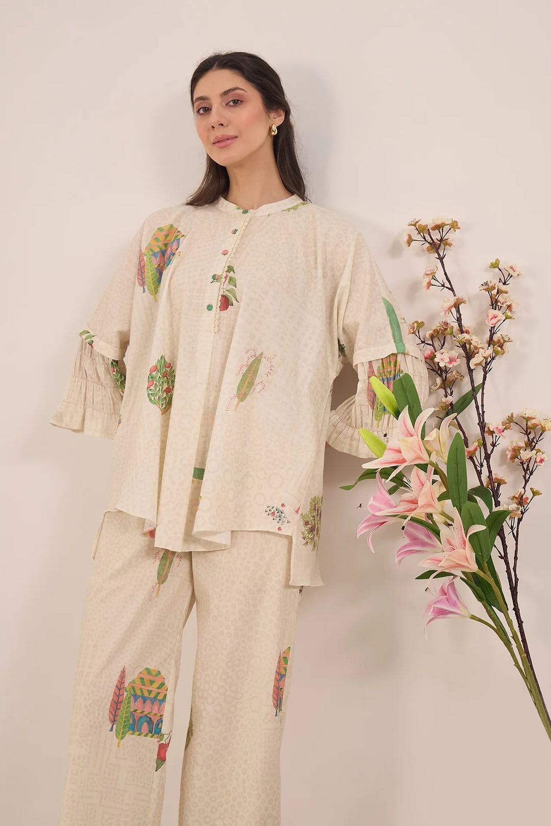 Gulposh: Cotton Namah Co-ord Set