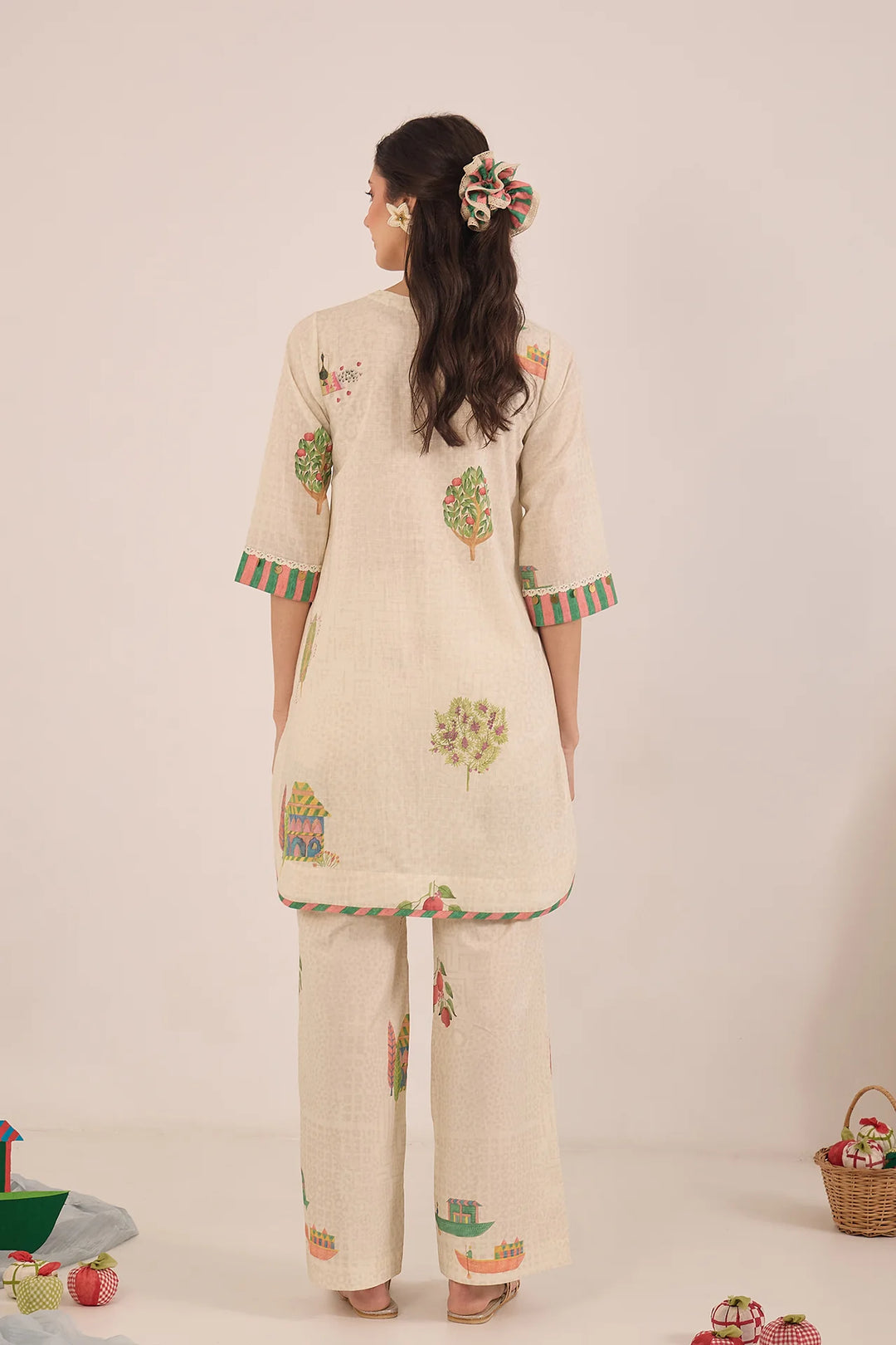 Gulposh: Cotton Co-ord Set