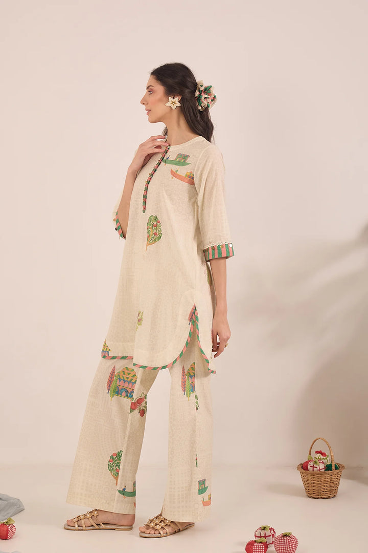 Gulposh: Cotton Co-ord Set