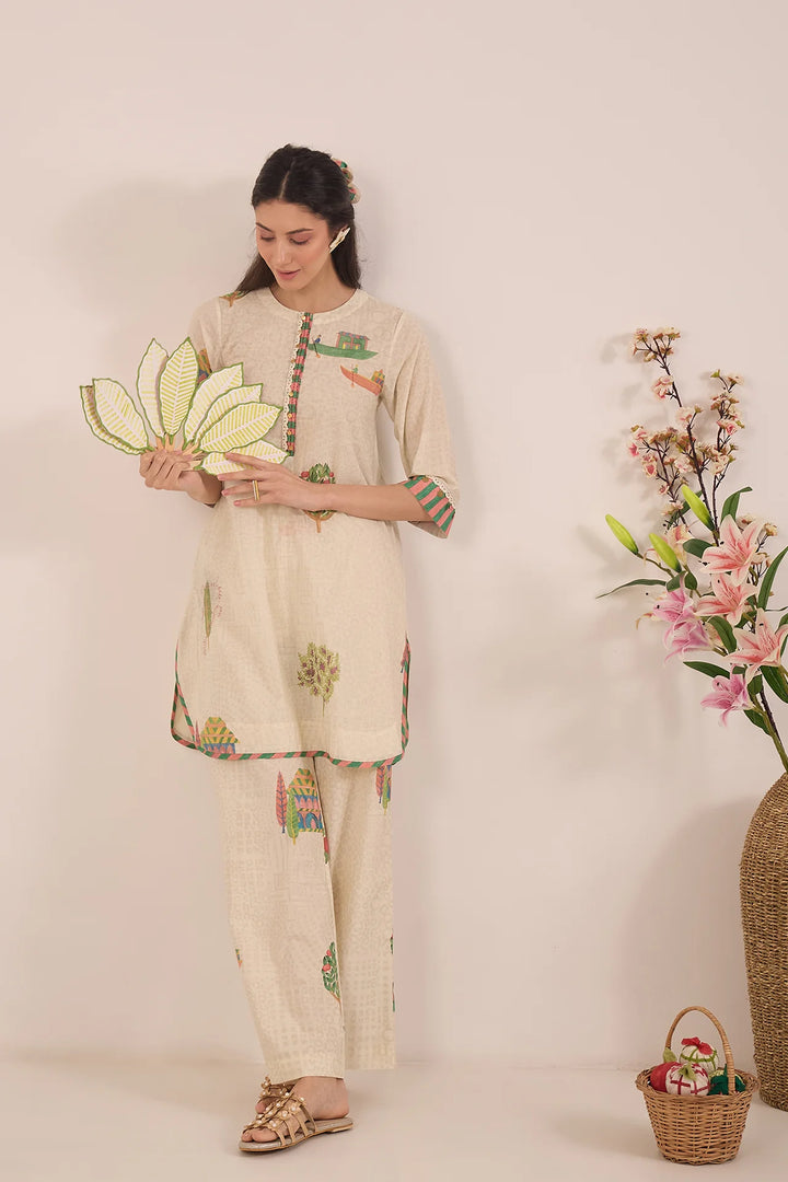 Gulposh: Cotton Co-ord Set
