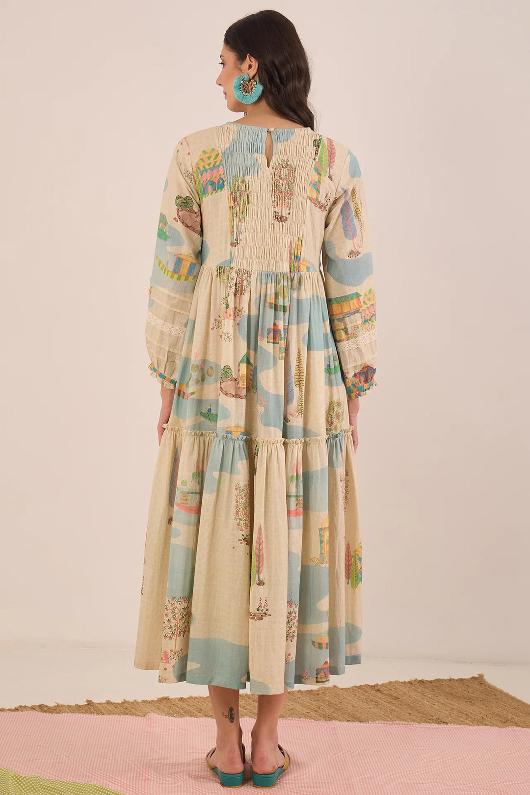 Safar: Cotton MIDI Dress