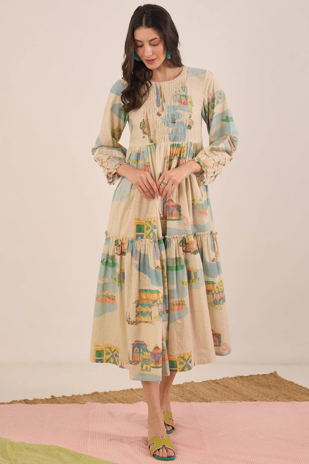 Safar: Cotton MIDI Dress