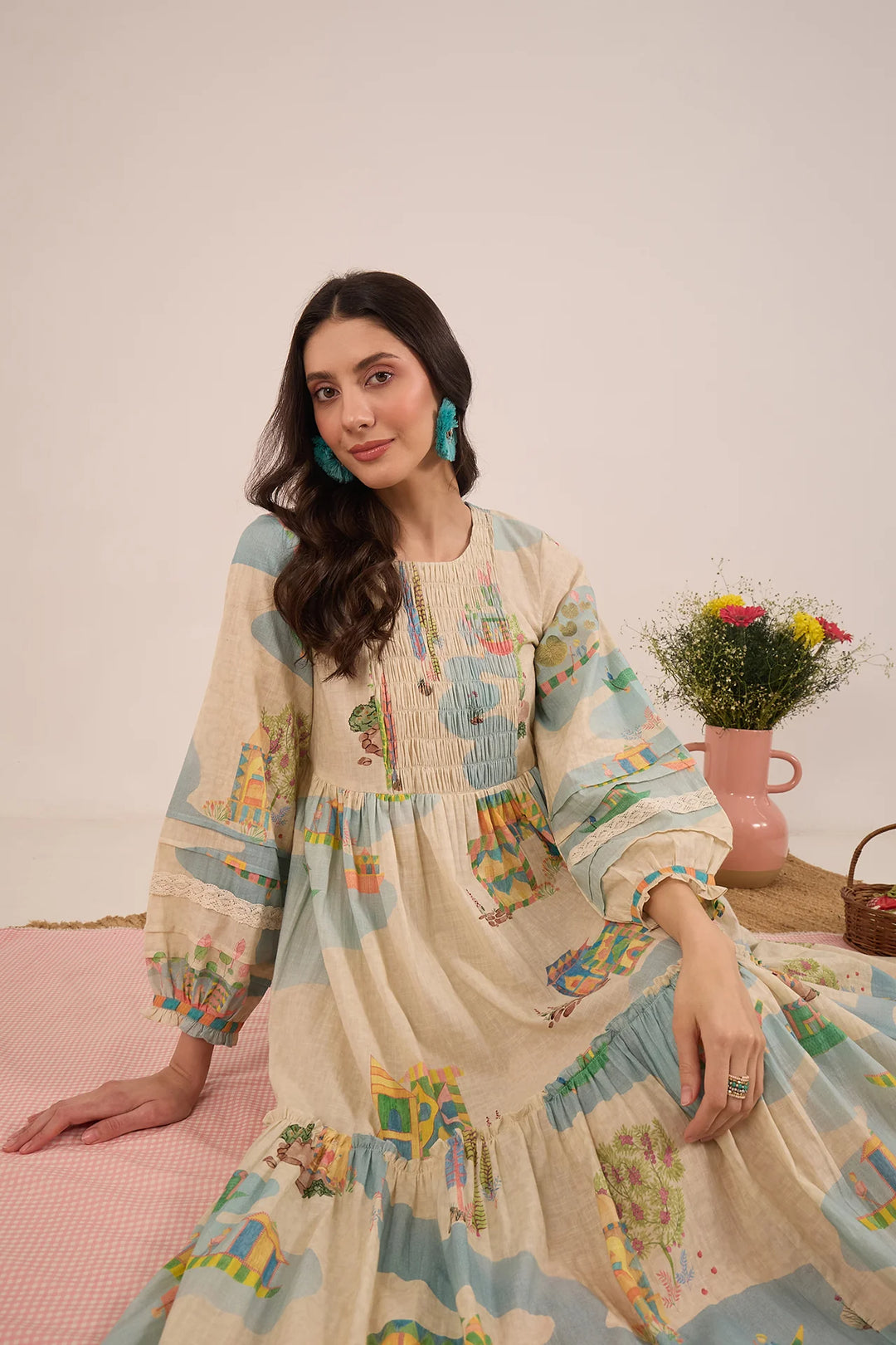 Safar: Cotton MIDI Dress