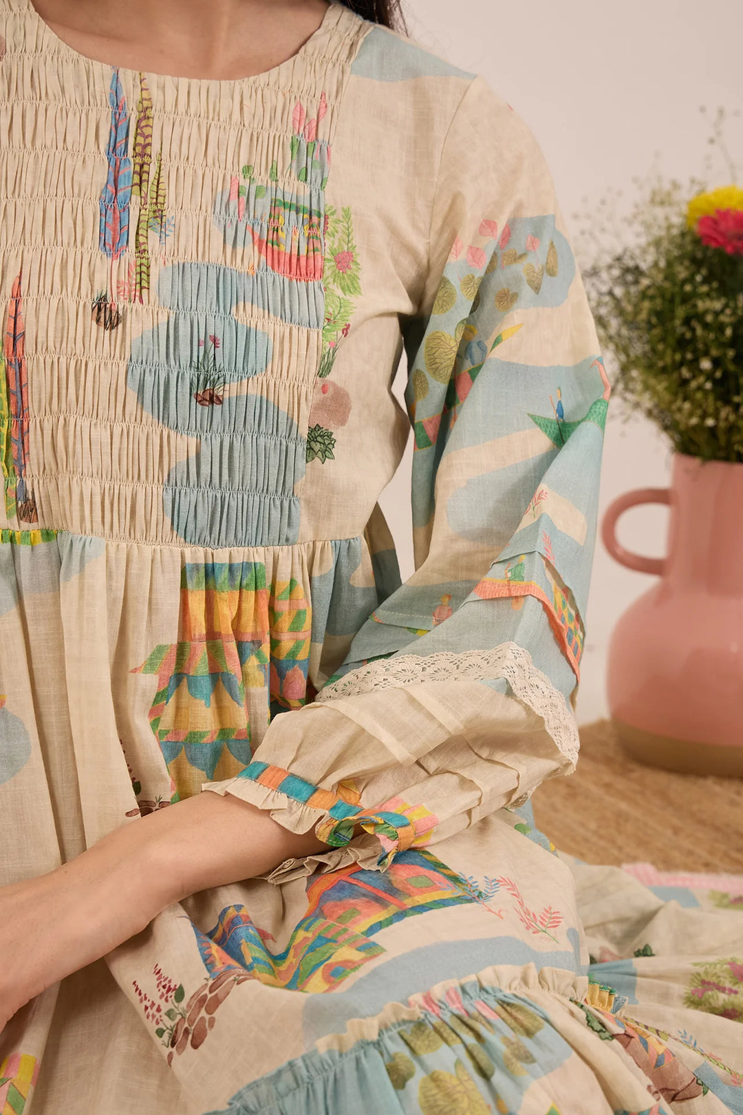 Safar: Cotton MIDI Dress