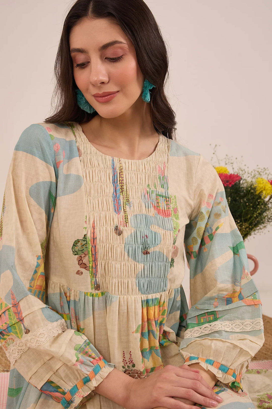Safar: Cotton MIDI Dress