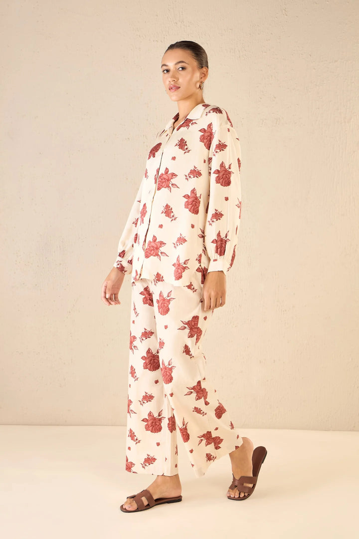 Vinate Rose: Oversize Shirt Co-ord Set