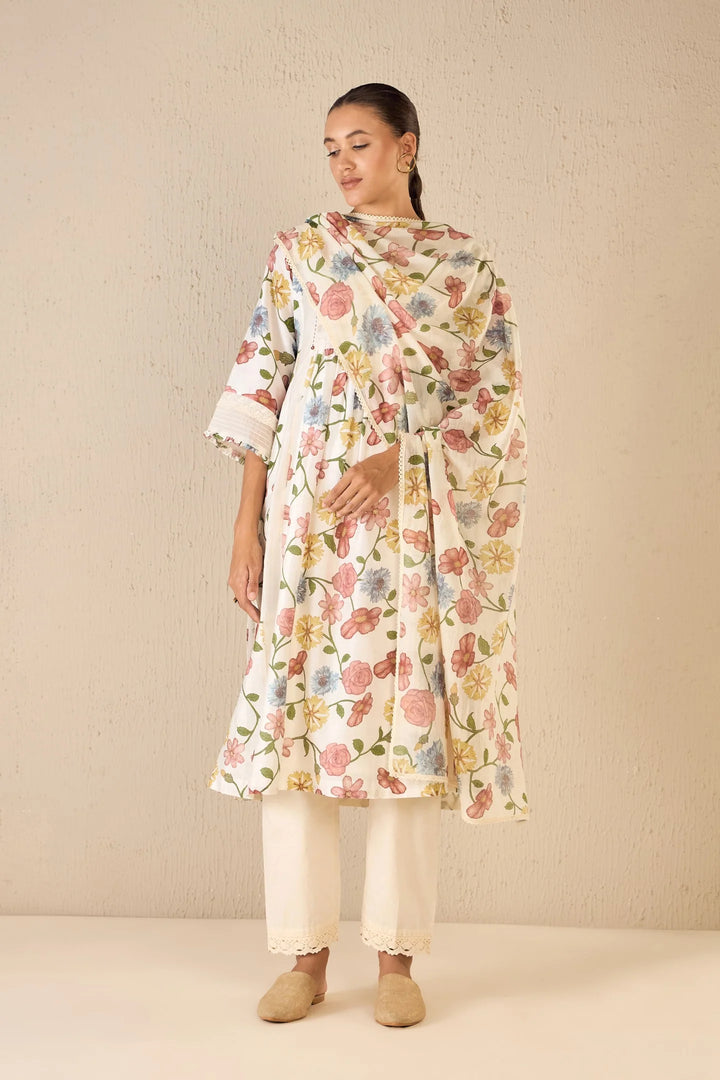 Flora: Multicolor Floral Kurta Set