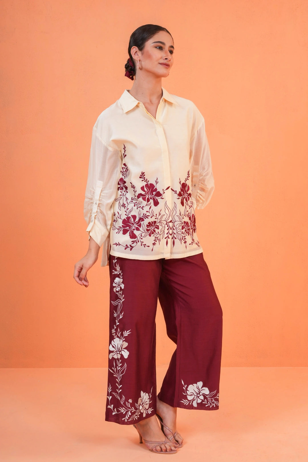Origani Maroon Mirage Shirt