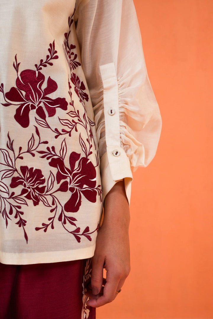 Origani Maroon Mirage Shirt