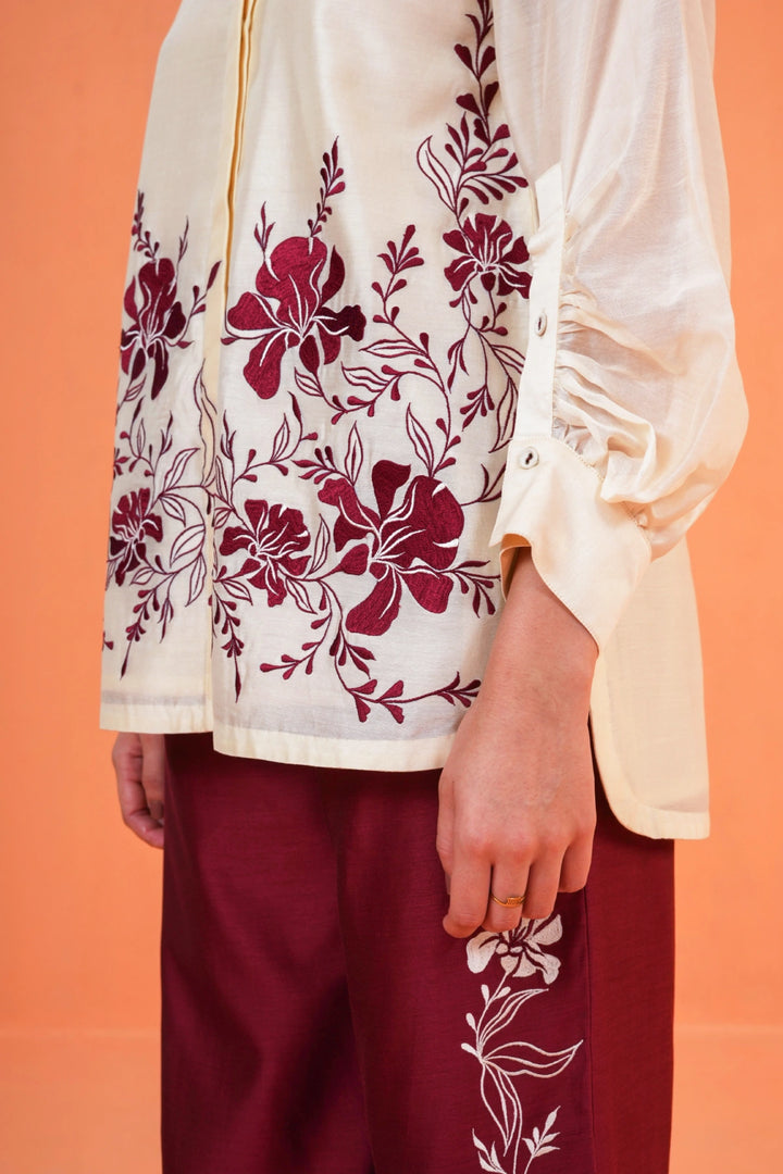 Origani Maroon Mirage Shirt