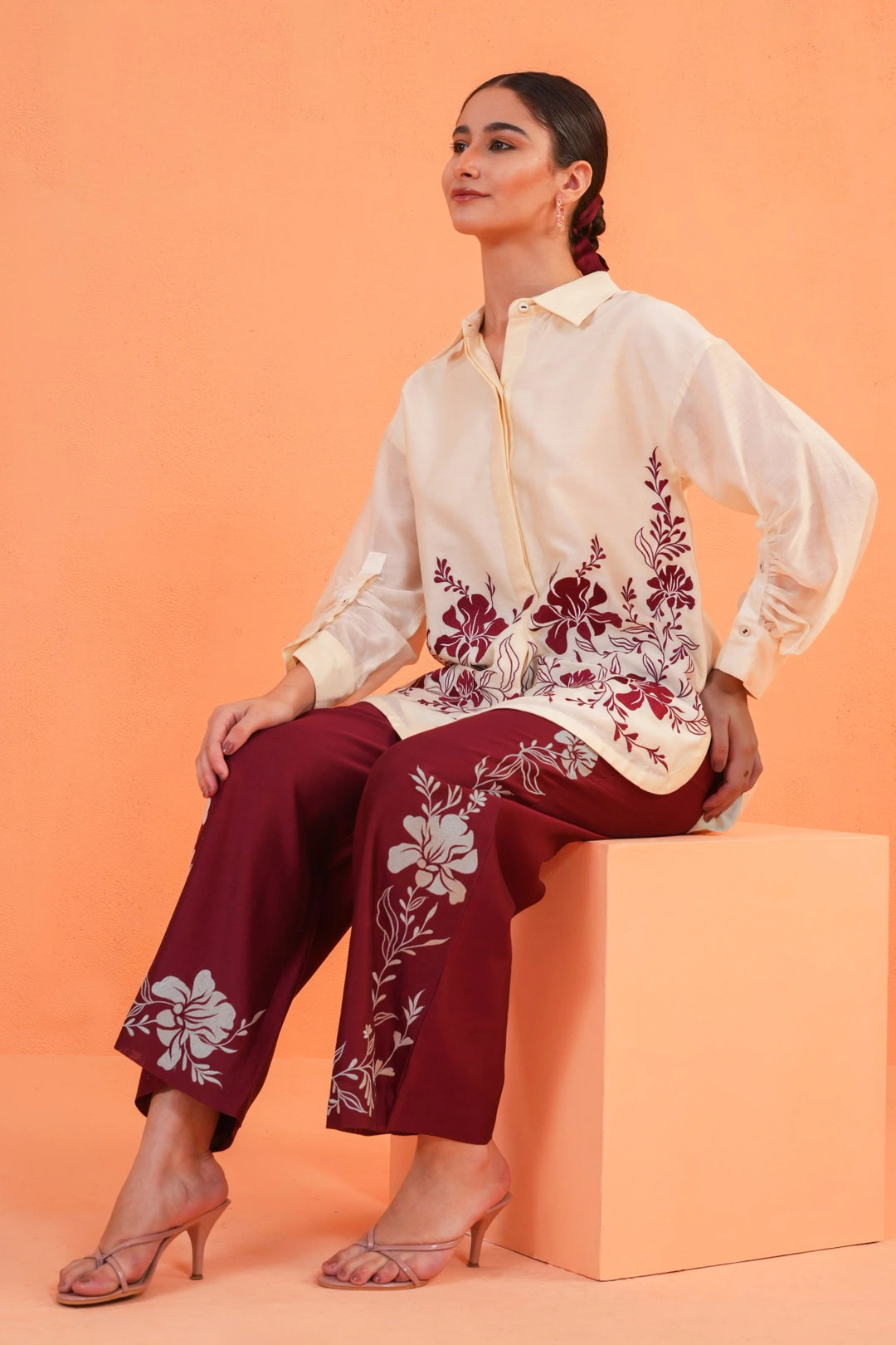 Origani Maroon Mirage Shirt