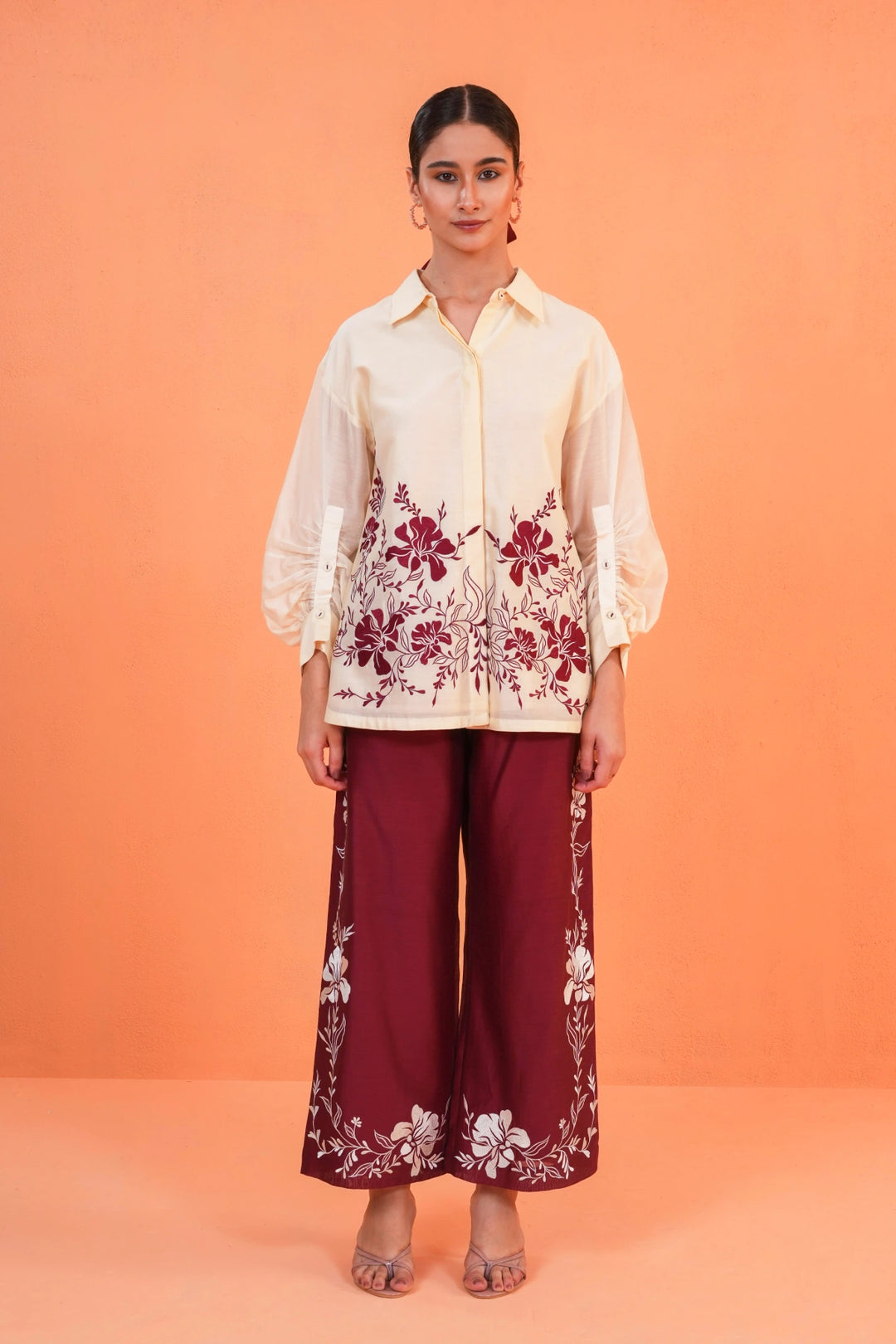 Origani Maroon Mirage Shirt