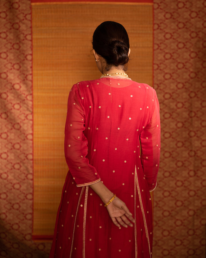 sita hand embroidered angrakha set