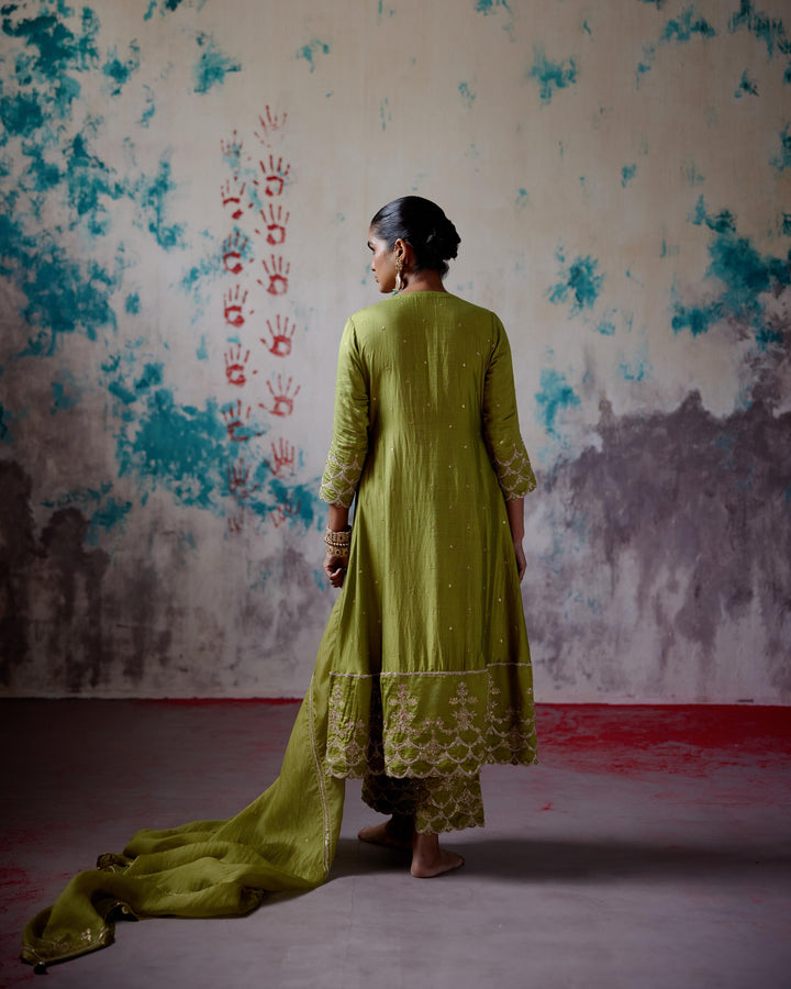 olive a-live kurta set