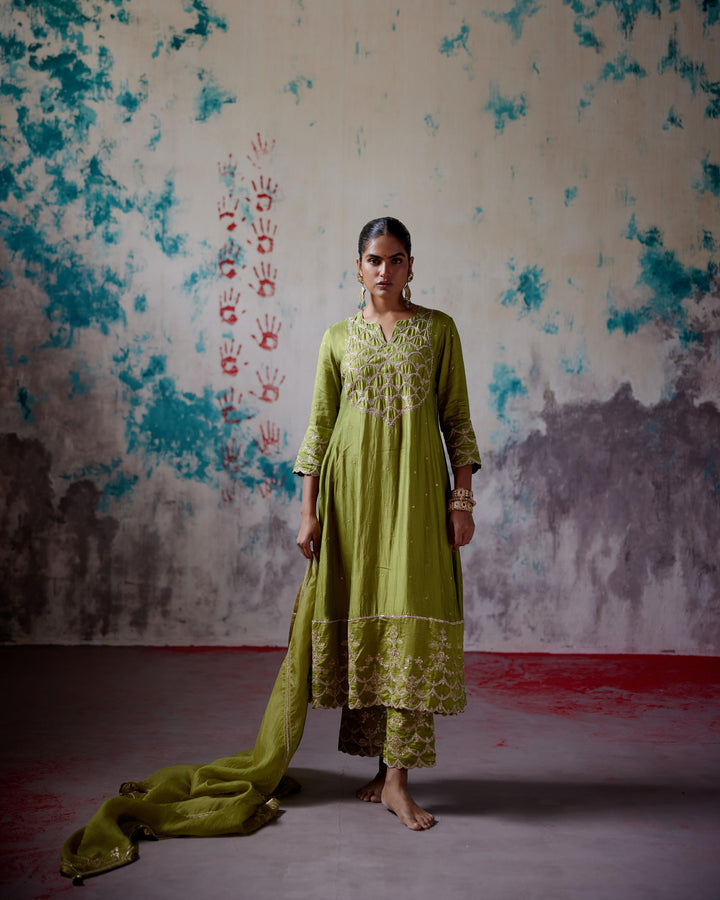 olive a-live kurta set