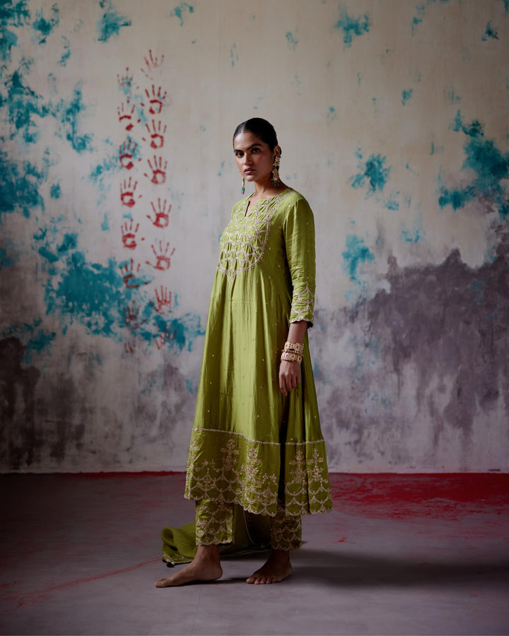 olive a-live kurta set