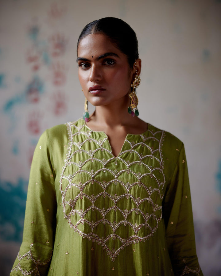 olive a-live kurta set