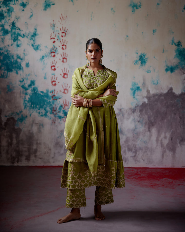 olive a-live kurta set