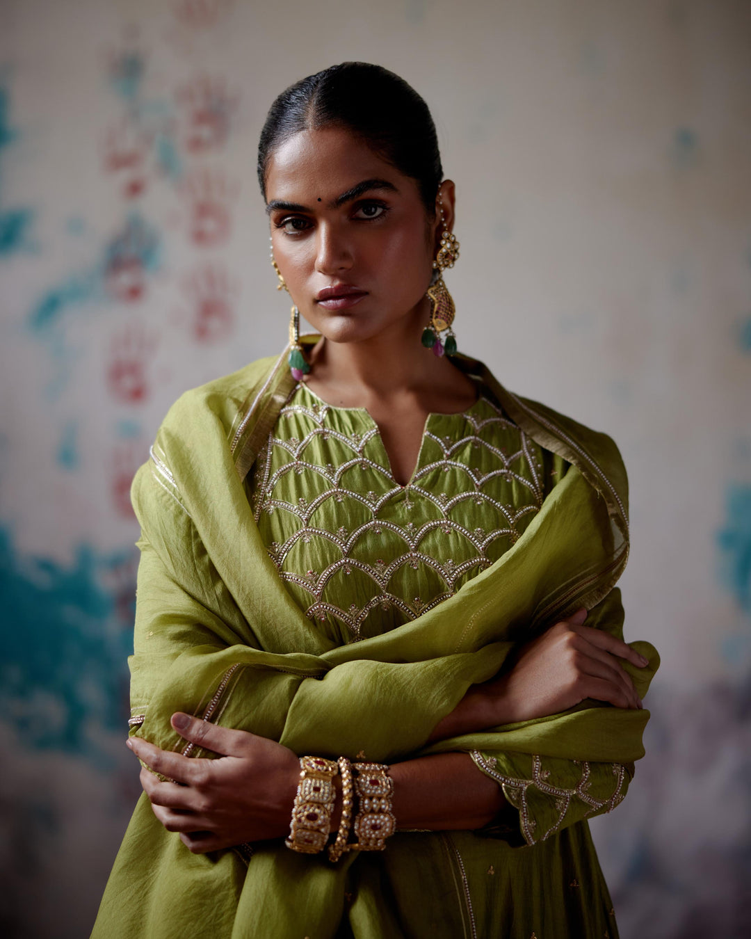 olive a-live kurta set