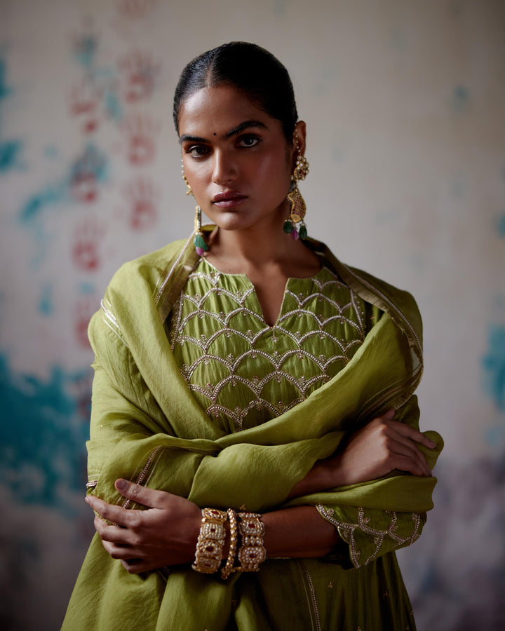 olive a-live kurta set