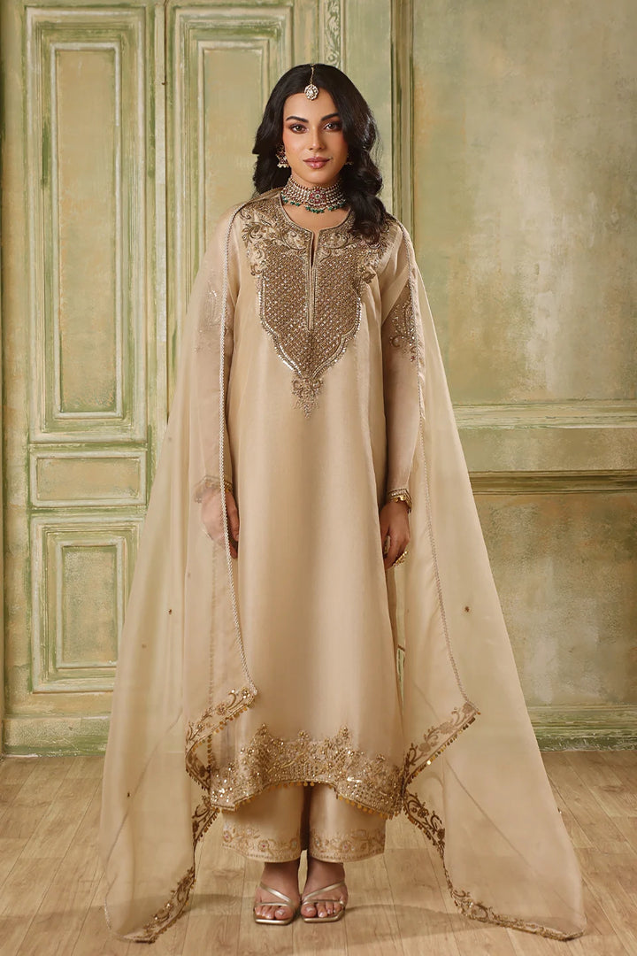 Zar-Rang Ivory Straight Kurta Set