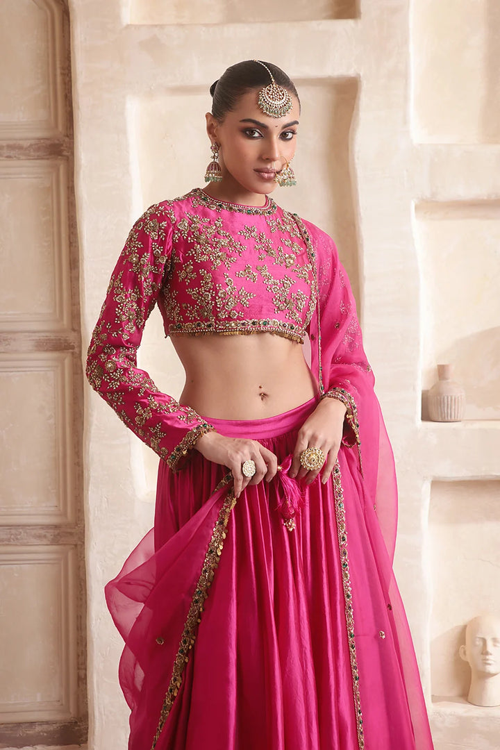 Zar-Rang Pink Lehenga Set