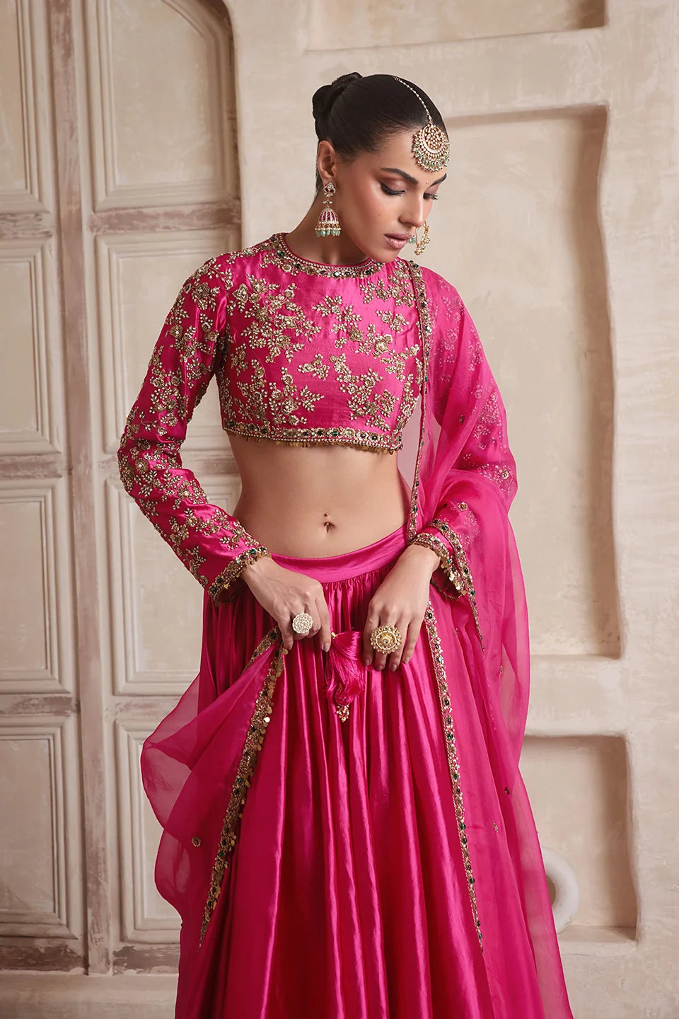 Zar-Rang Pink Lehenga Set