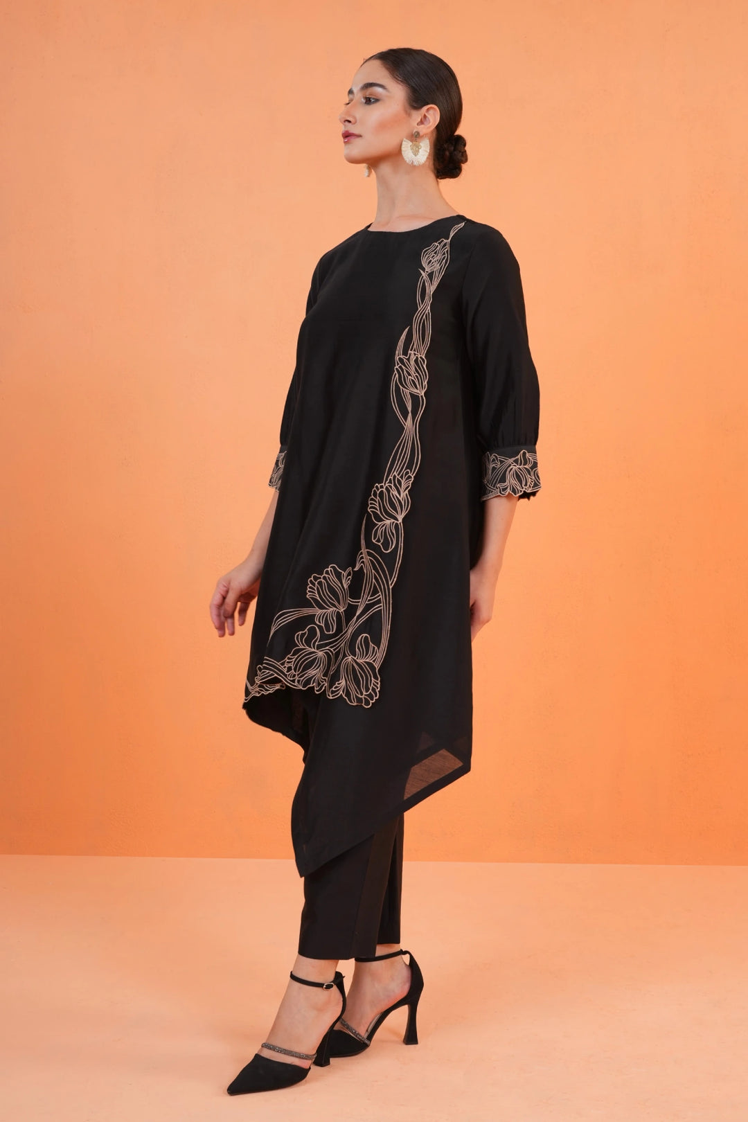 Origani Black Oasis Tunic Set