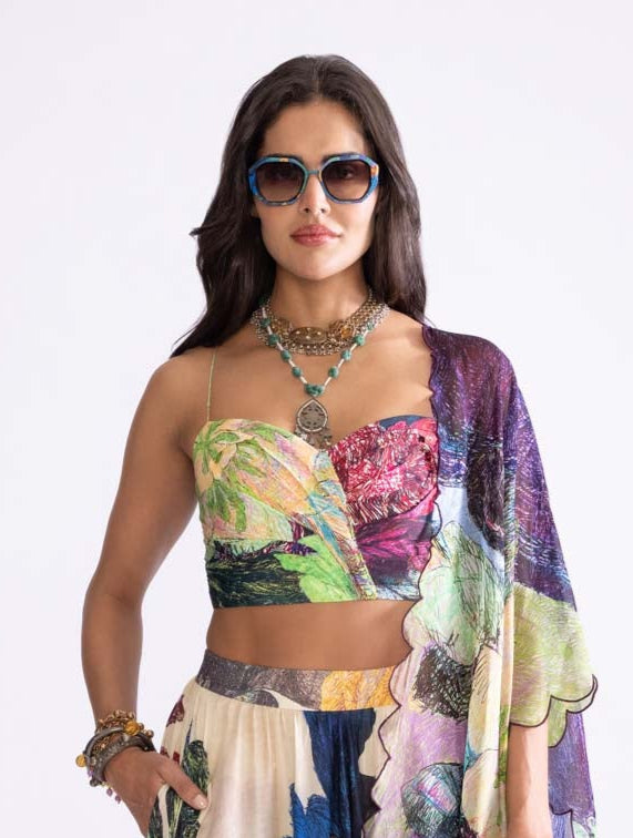 bluey blouse