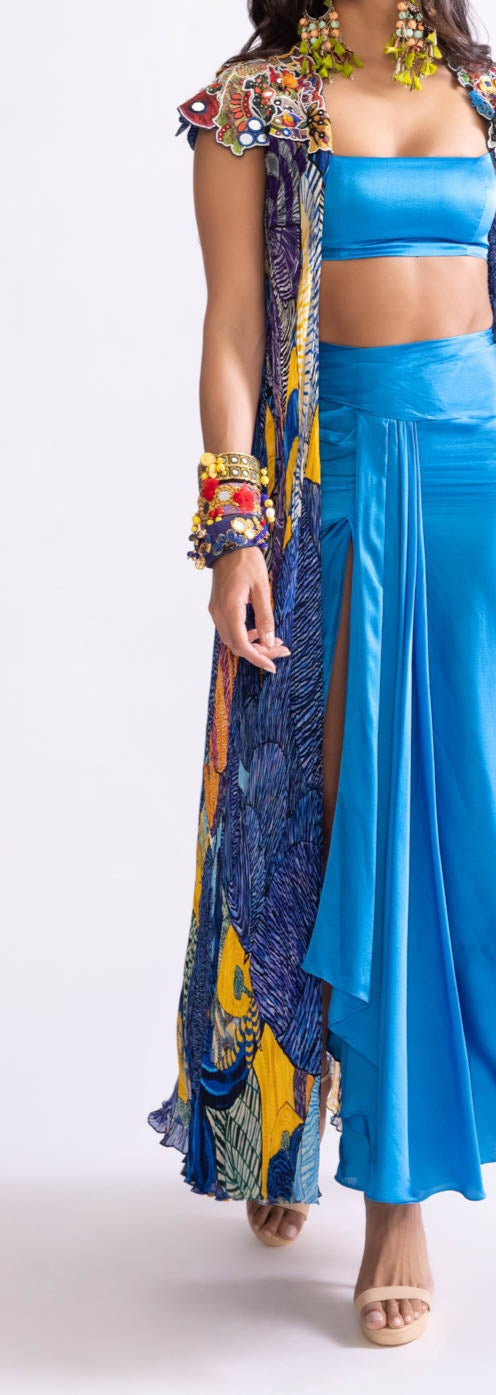 floral cape