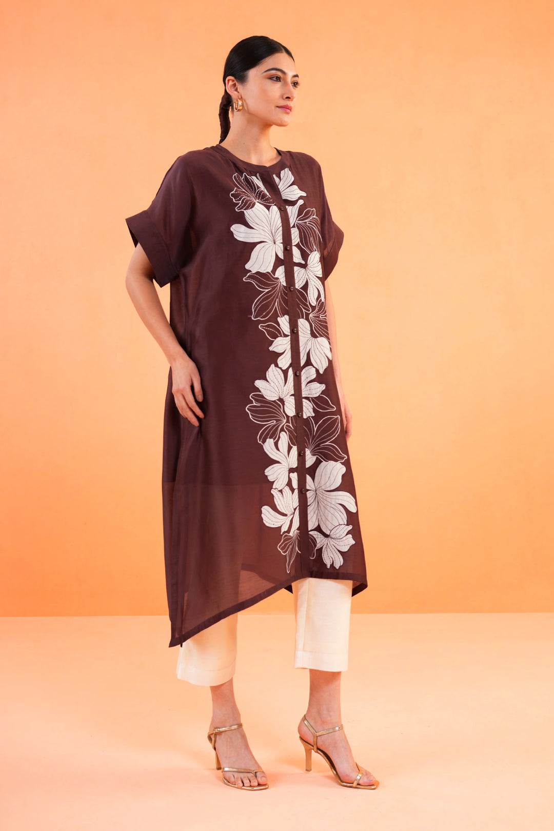 Origani Brown Noir Suit Set