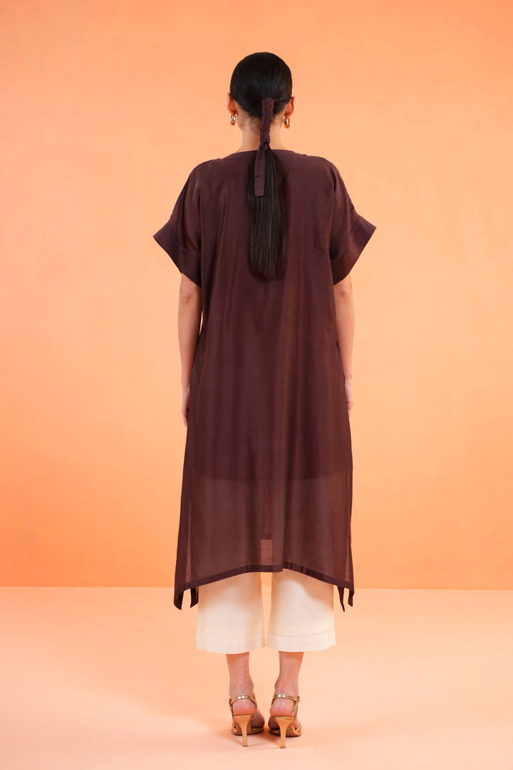 Origani Brown Noir Suit Set