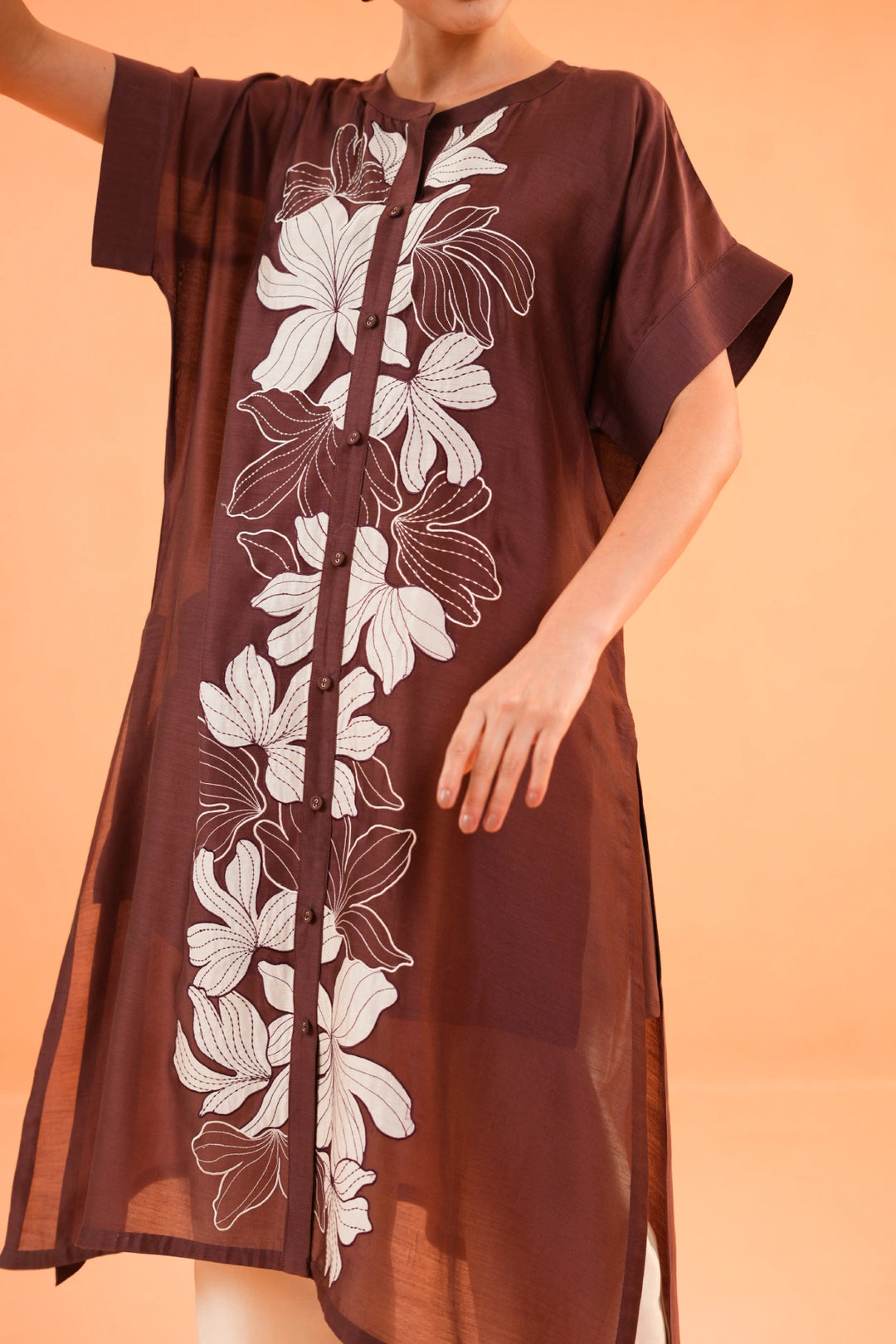 Origani Brown Noir Suit Set