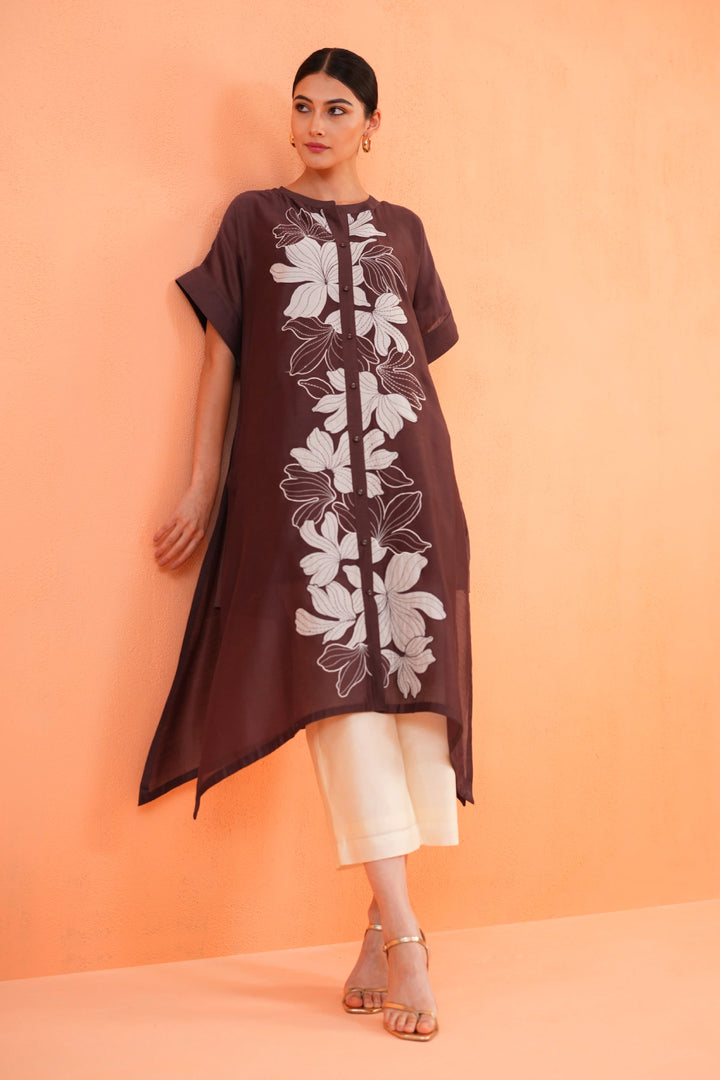 Origani Brown Noir Suit Set