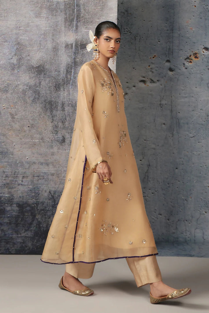Zar-Rang Ivory Phool Kurta Set