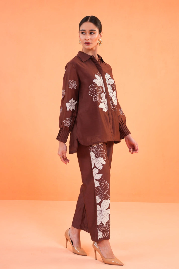 Origani Brown Noir Co Ord Set