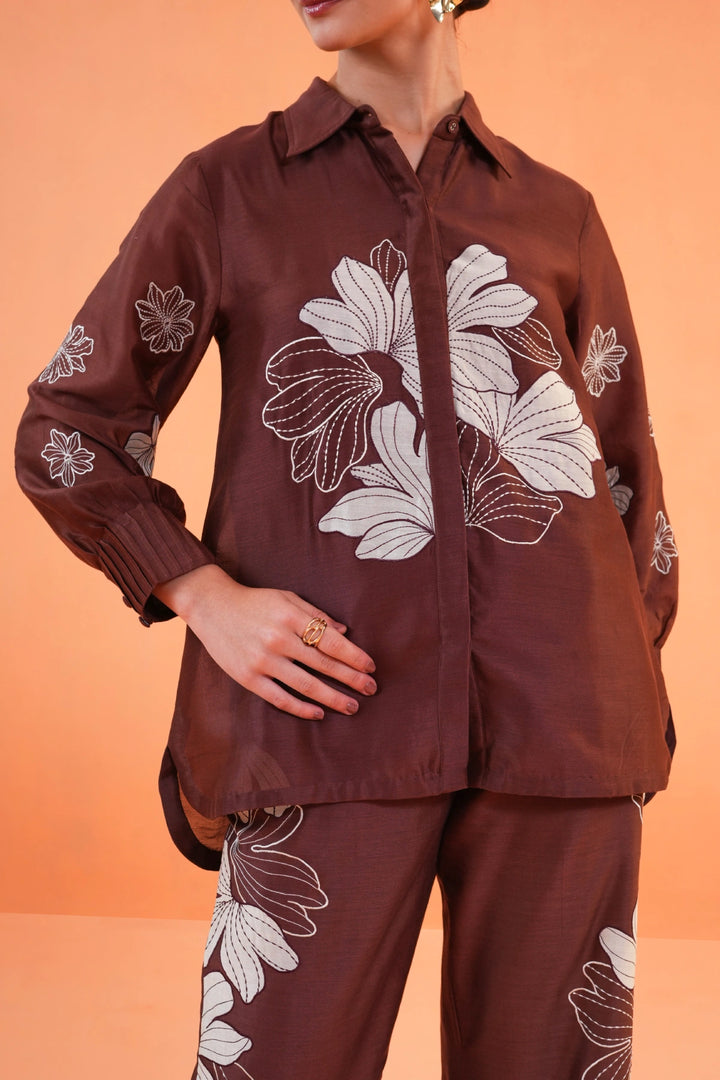 Origani Brown Noir Co Ord Set