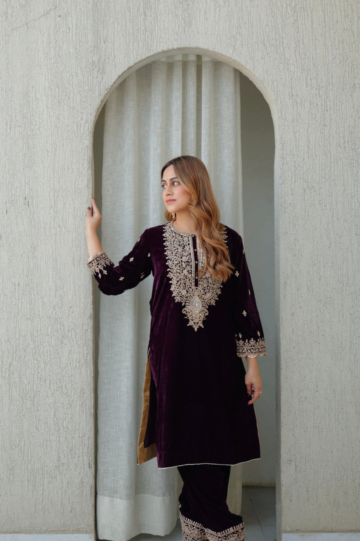 naima-short kurta with salwar