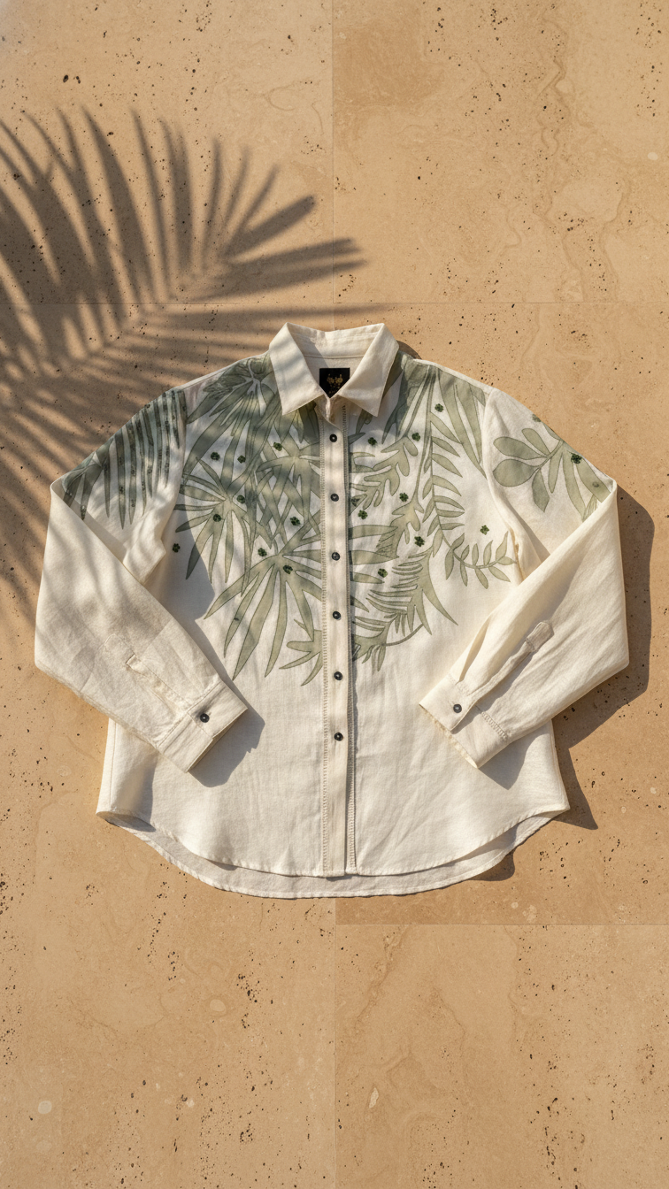 Women’s Sheer Organza Front Open Collar white Shirt