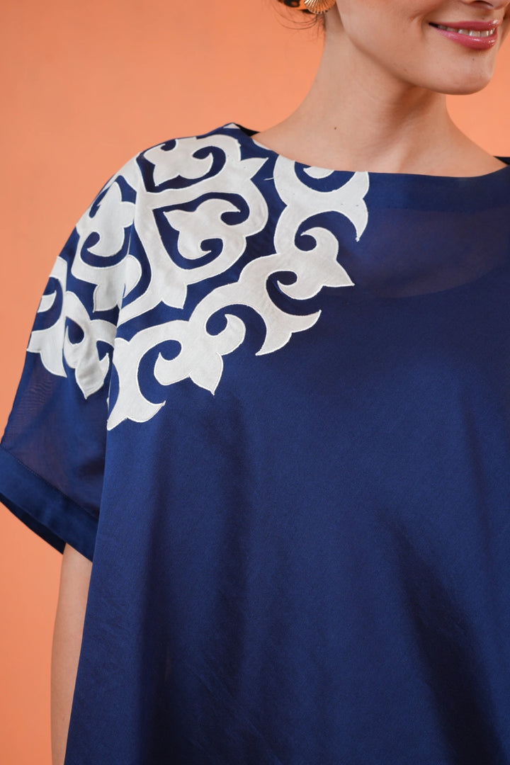 Origani Blue Souk Tunic Set