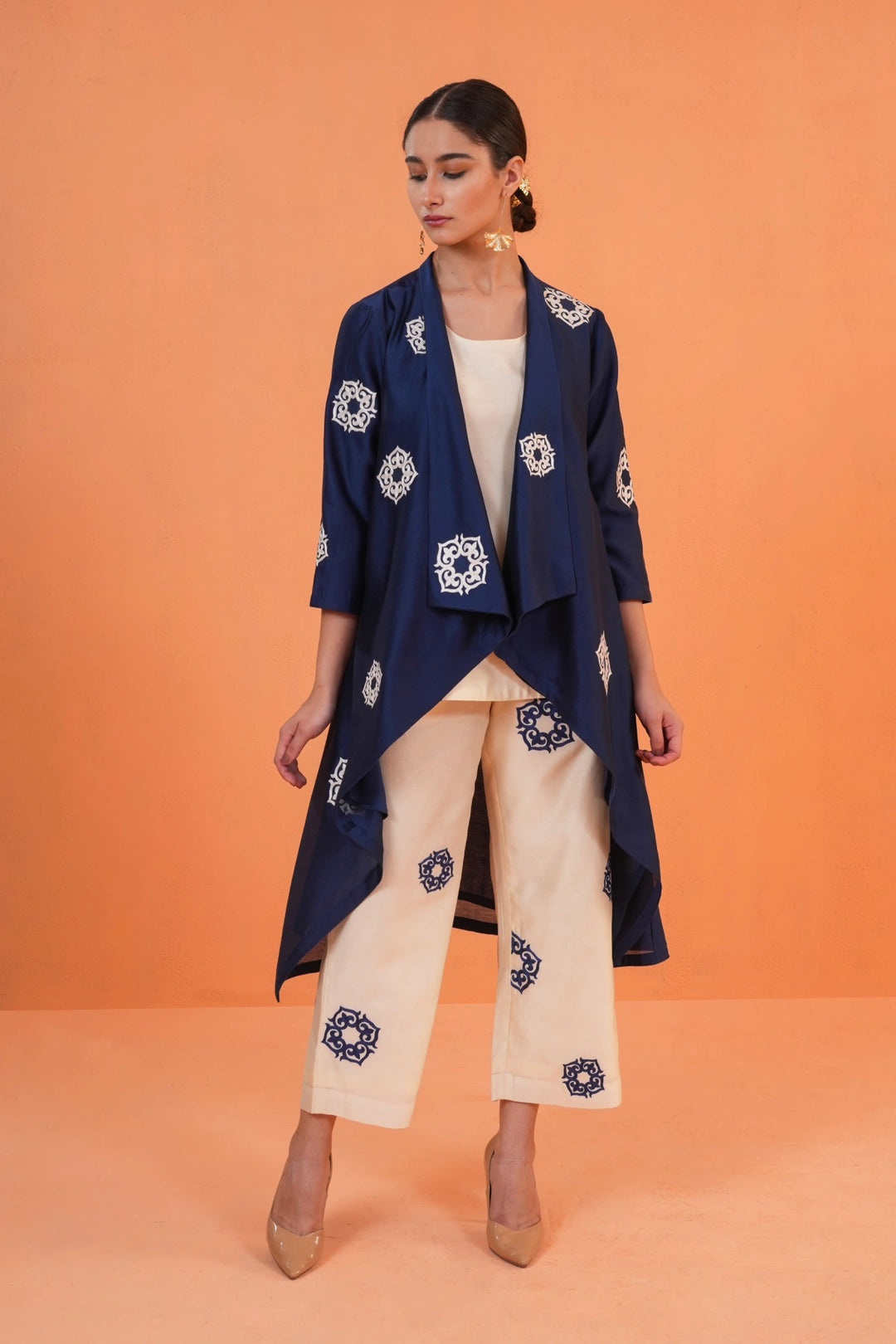 Origani Blue Ivory Celestial 3 Pcs Set