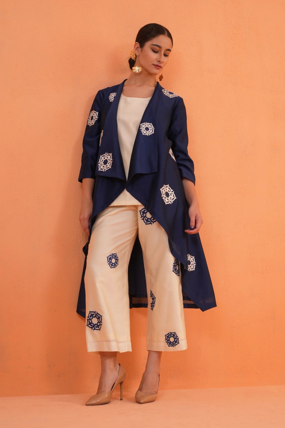 Origani Blue Ivory Celestial 3 Pcs Set