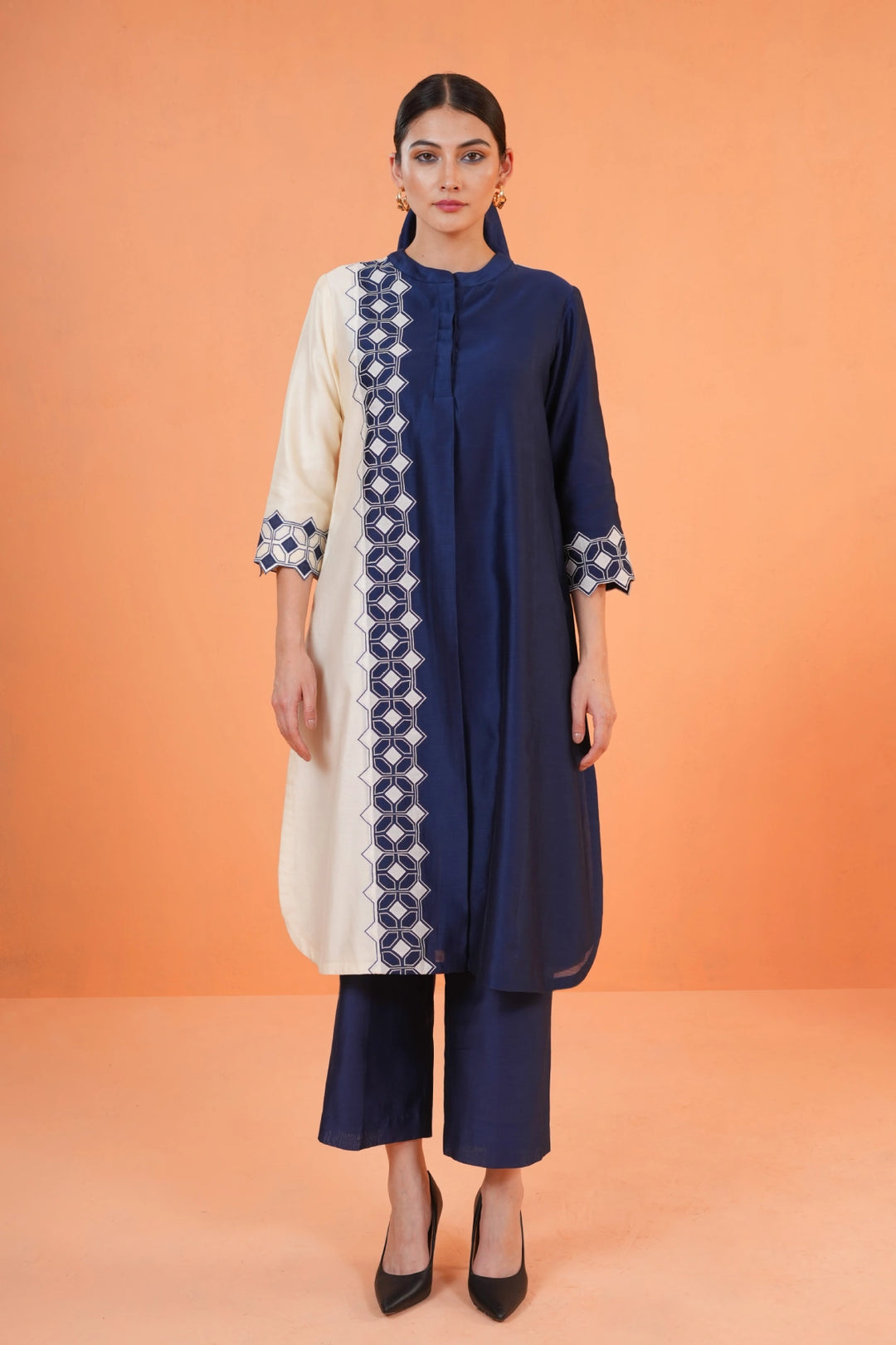 Origani Blue Symphony Suit Set