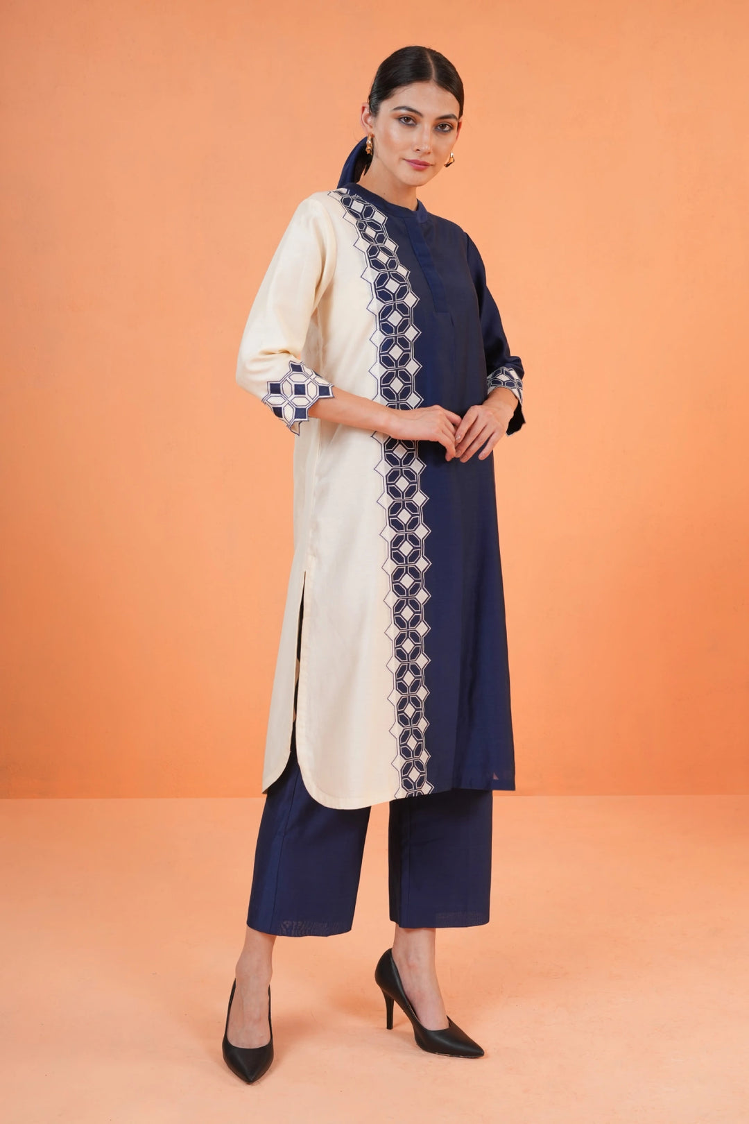 Origani Blue Symphony Suit Set