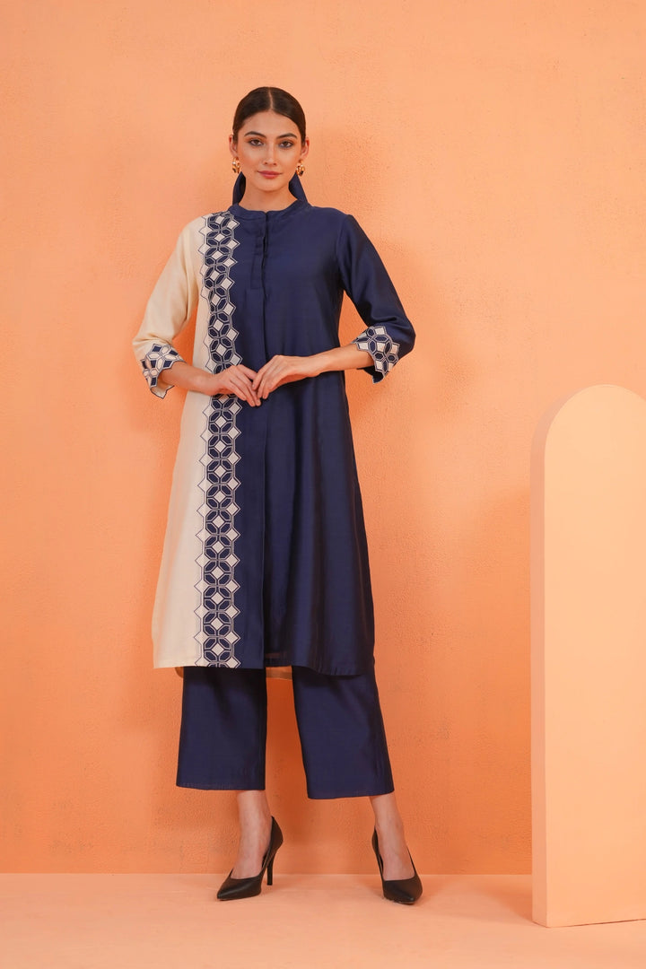 Origani Blue Symphony Suit Set