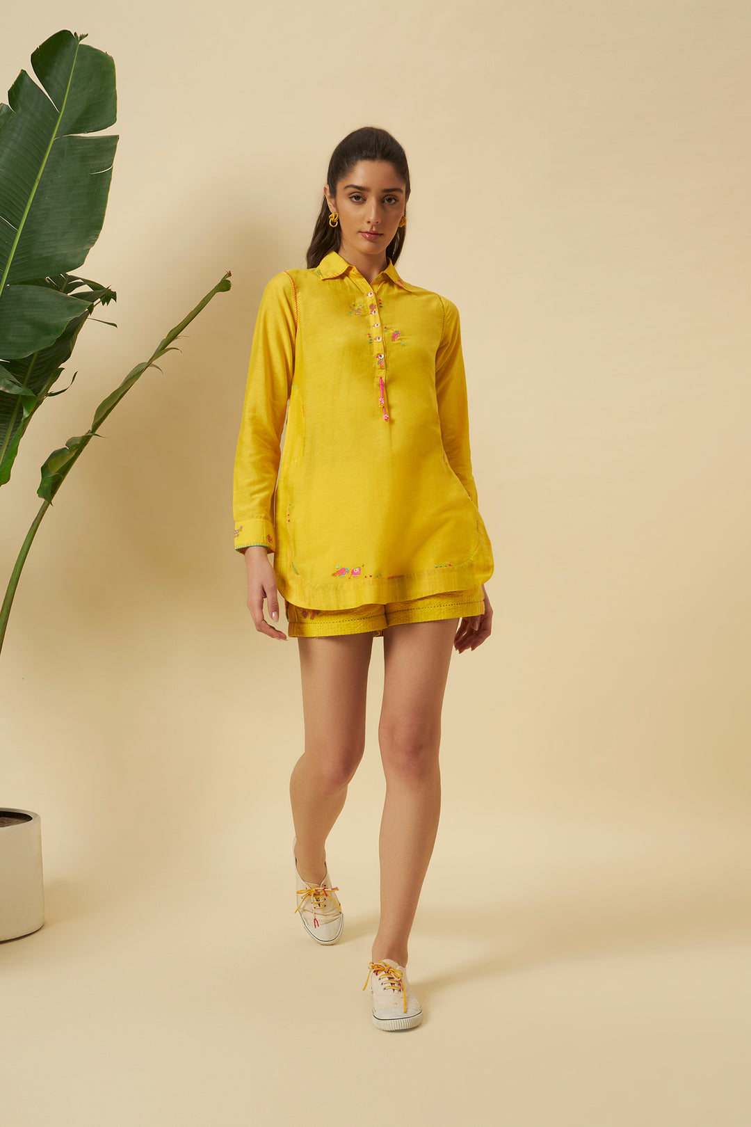 Yellow Apple Cut Shirt Top