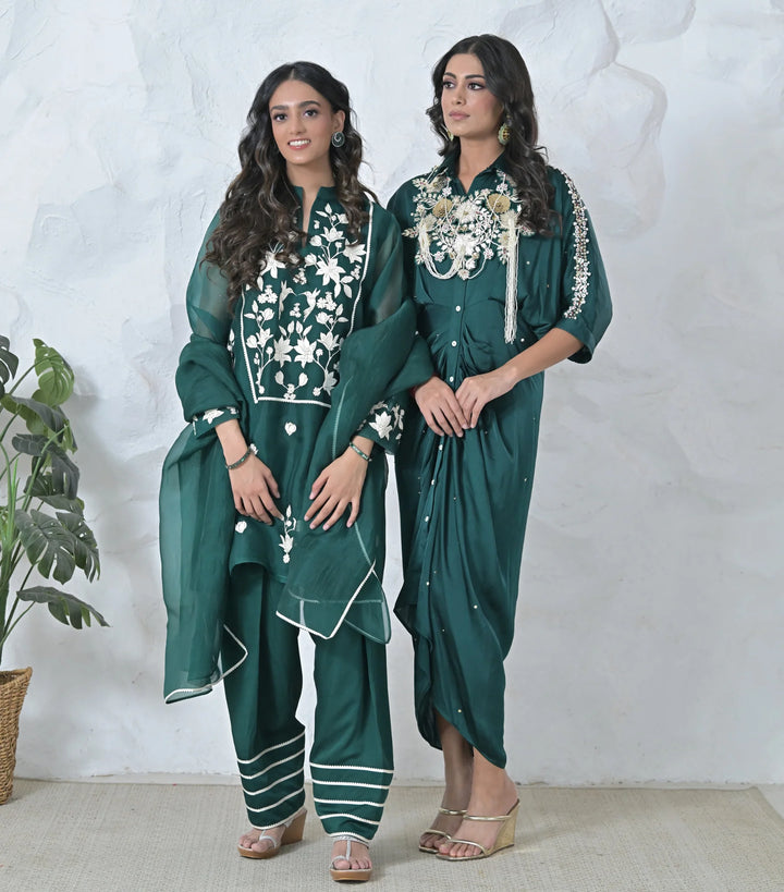 Madhubala Tunic & Farsi Pant With Dupatta